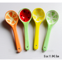 SP1537 Haonai Lovely baby ceramic spoon, ceramic soup spoon